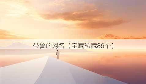 带鲁的昵称