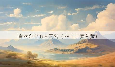 喜欢金宝的人昵称