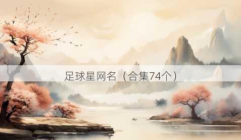 足球星昵称